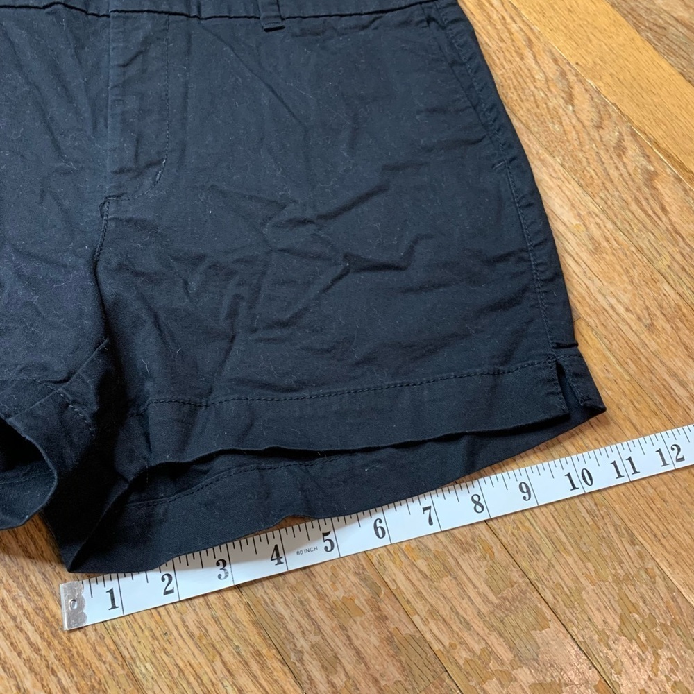 Old Navy Everyday Shorts | Black Chino Mid-Rise Twill - Size 8 - Picture 7 of 8